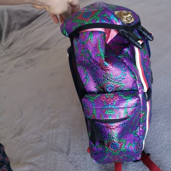 Gucci backpack with gold tiger hardware - Picture 5 of 13